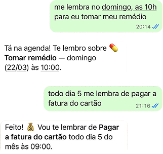 Nunca esquece de nada